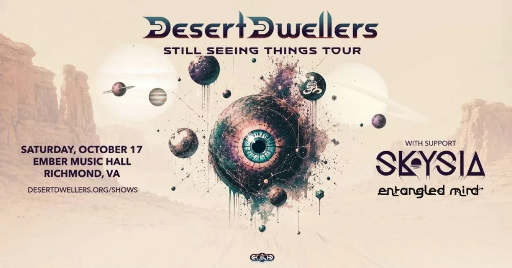 Desert Dwellers — event flyer