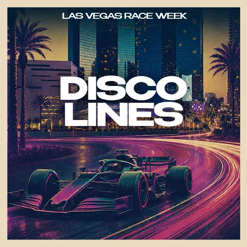 Disco Lines — event flyer