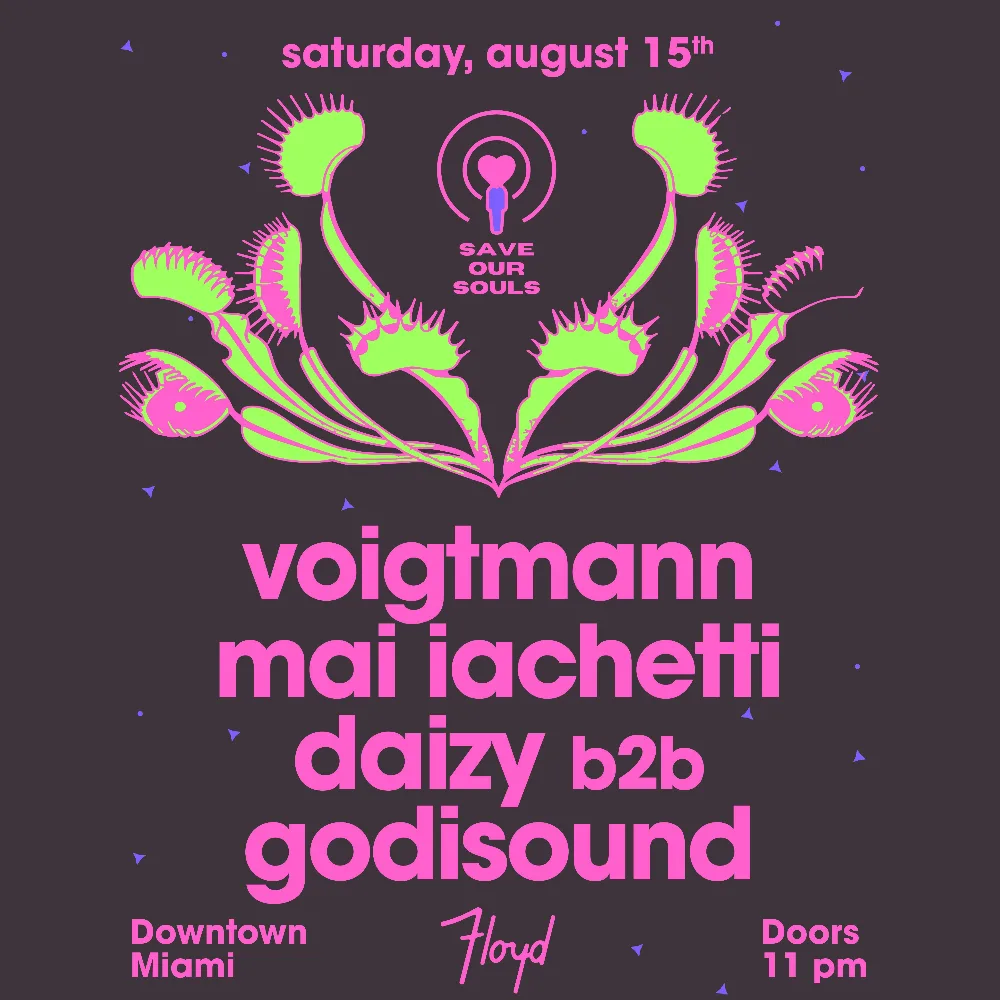 Save Our Souls — event flyer