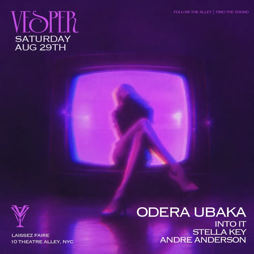 Vesper — event flyer