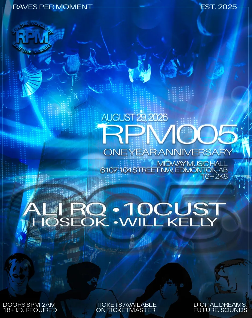 RPM 005 — event flyer