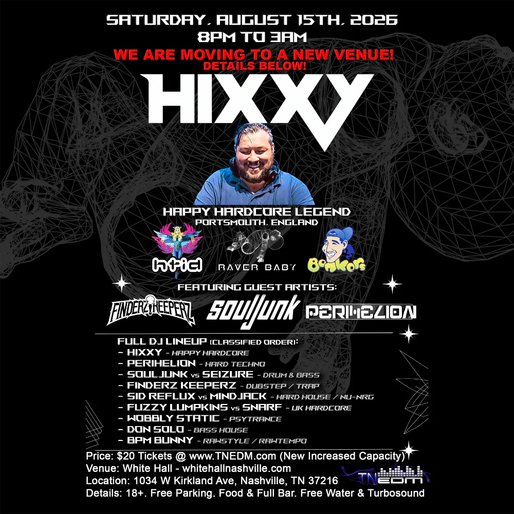 TN EDM Presents — event flyer