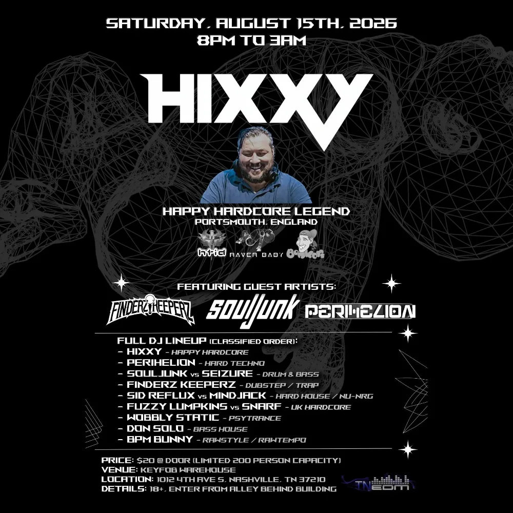 TN EDM Presents — event flyer