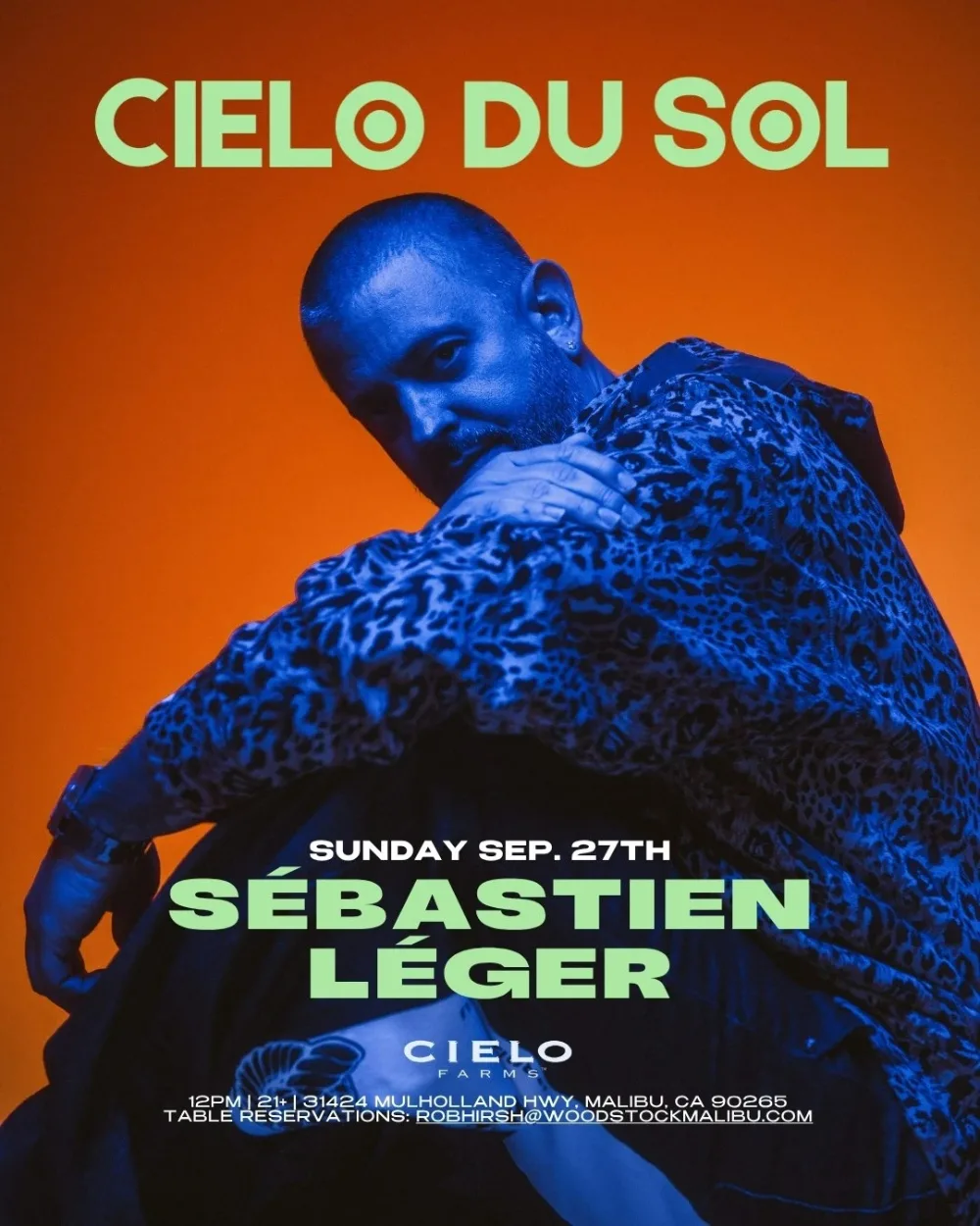 Sébastien Léger — event flyer