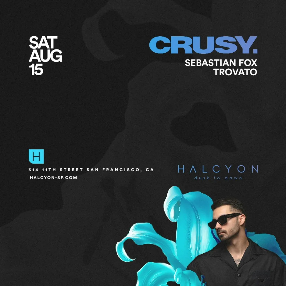 Crusy — event flyer