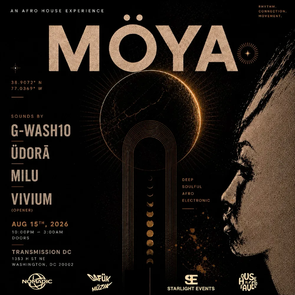 ÜDORĀ — event flyer