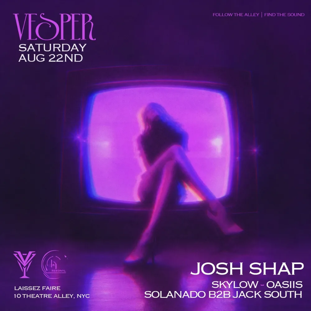 Vesper — event flyer