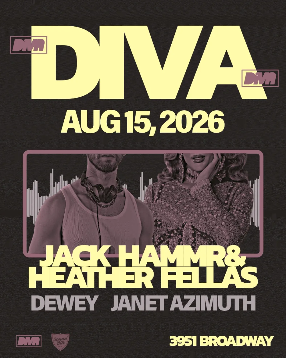 DIVA - August — event flyer