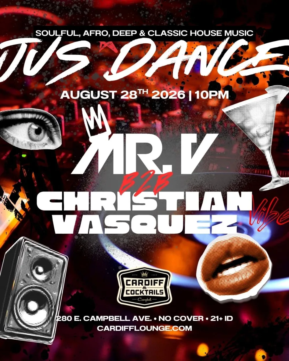 Mr. V — event flyer