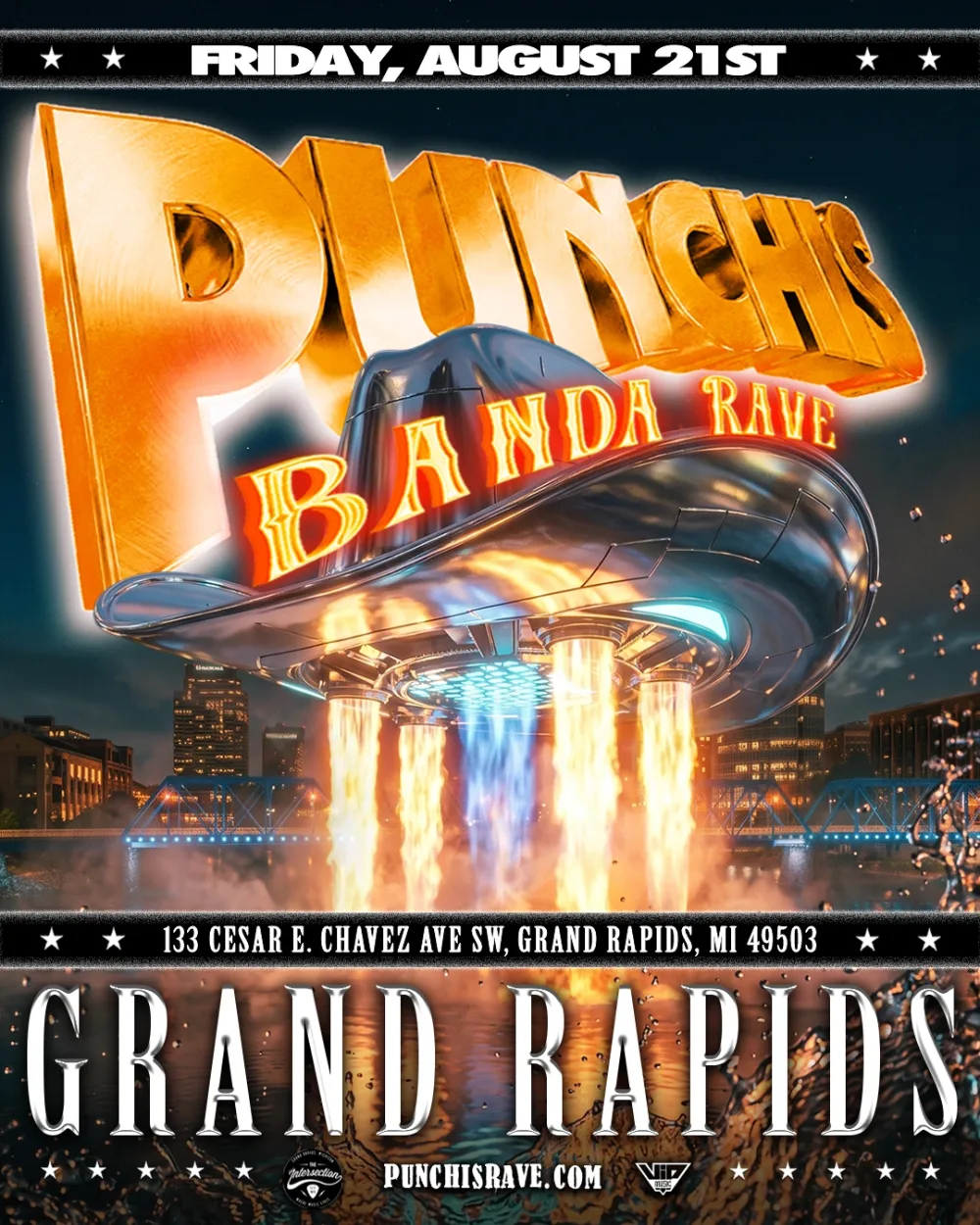 Punchis! Punchis! BANDA RAVE — event flyer