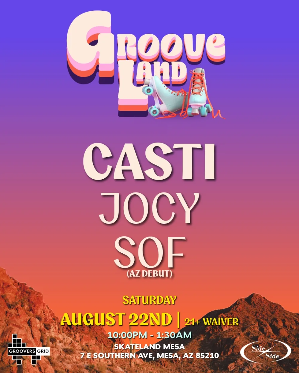 Groooveland — event flyer