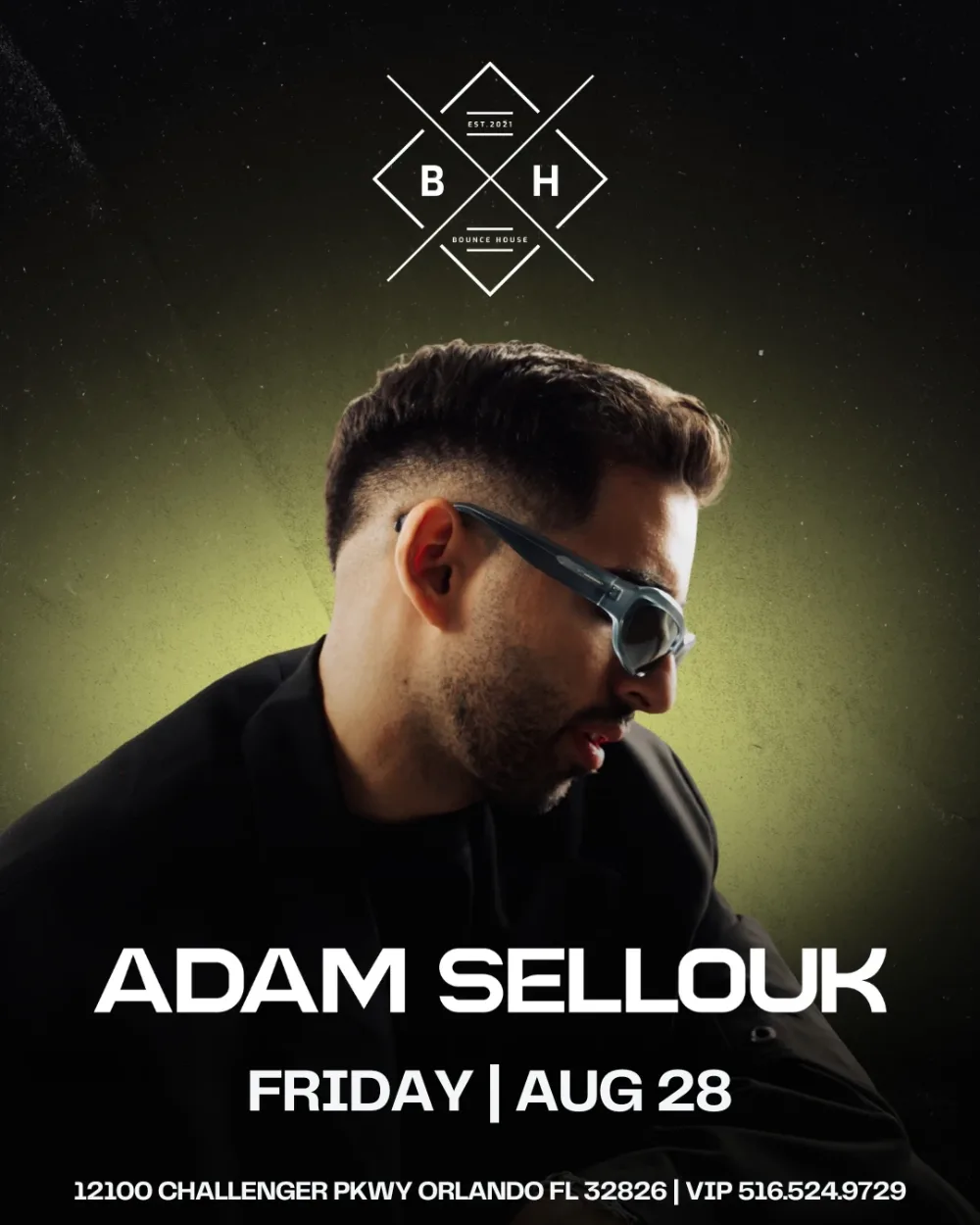 Adam Sellouk — event flyer