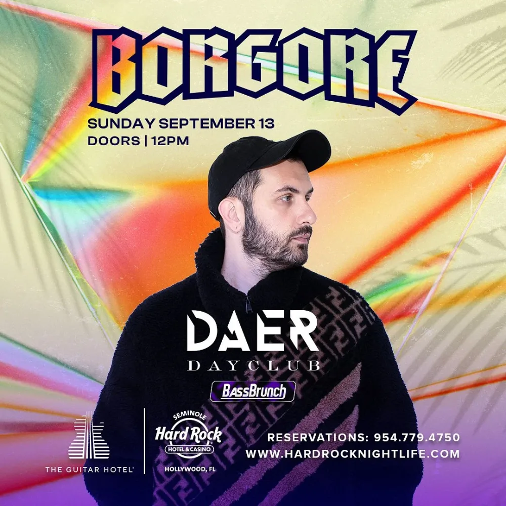 Borgore — event flyer
