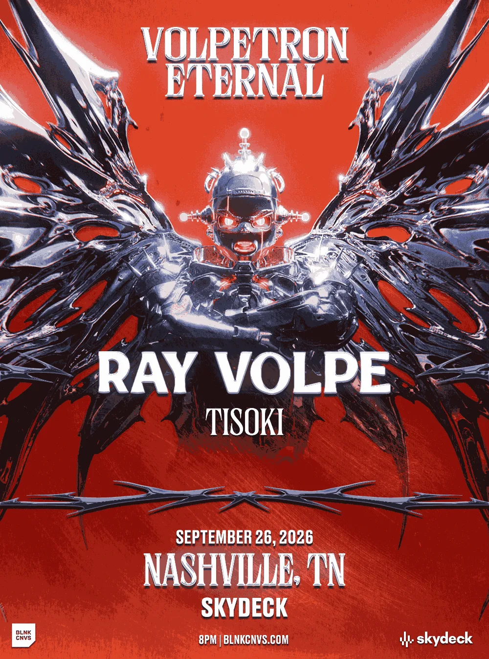 Ray Volpe, Tisoki — event flyer