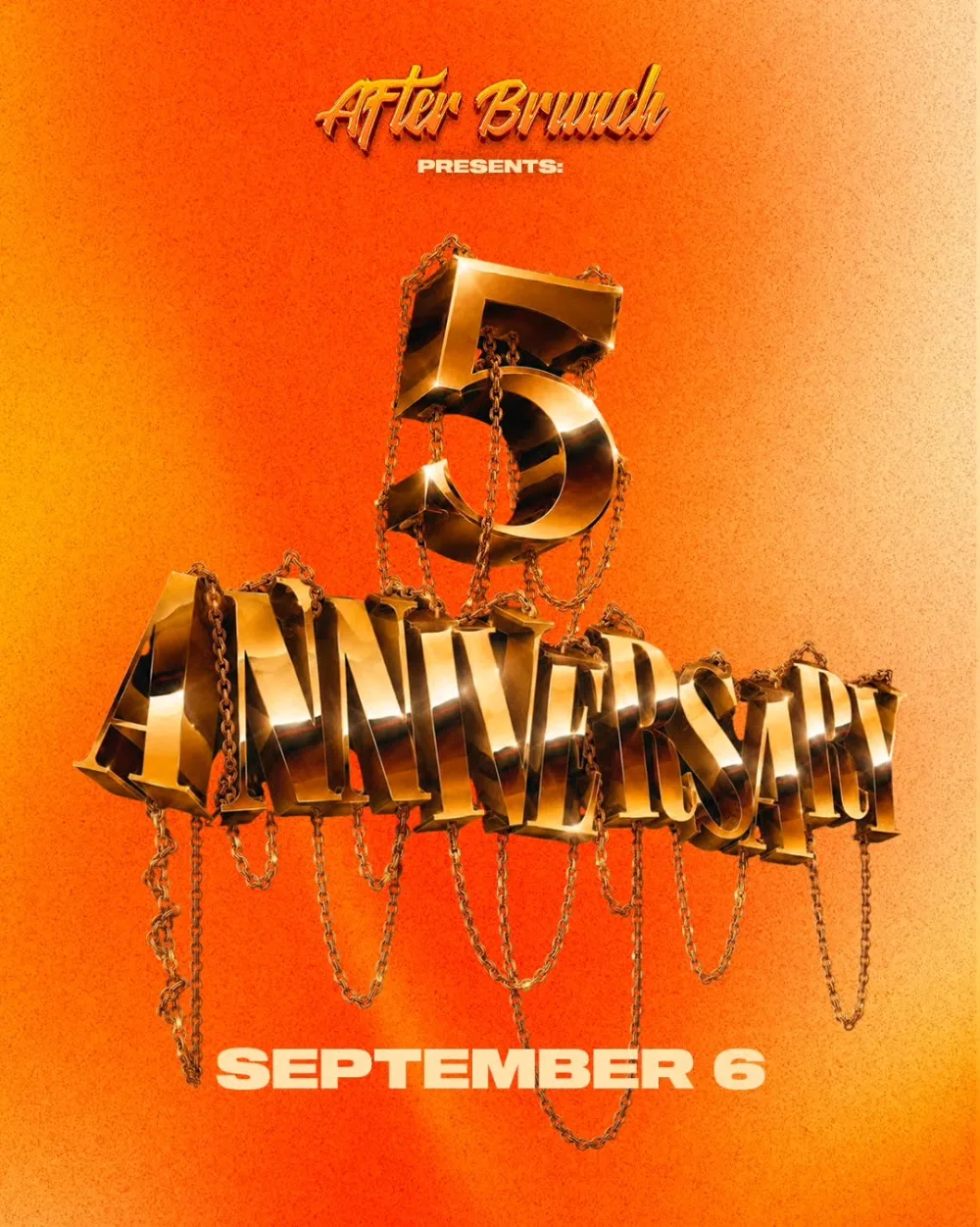 After Brunch Presents - 5th Anniversary — event flyer