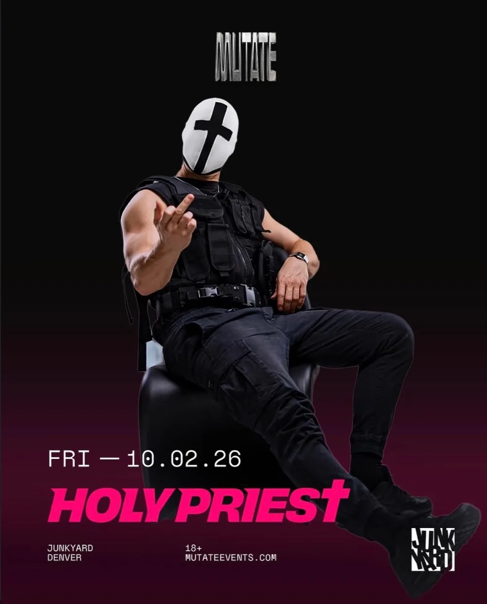 Holy Priest — event flyer