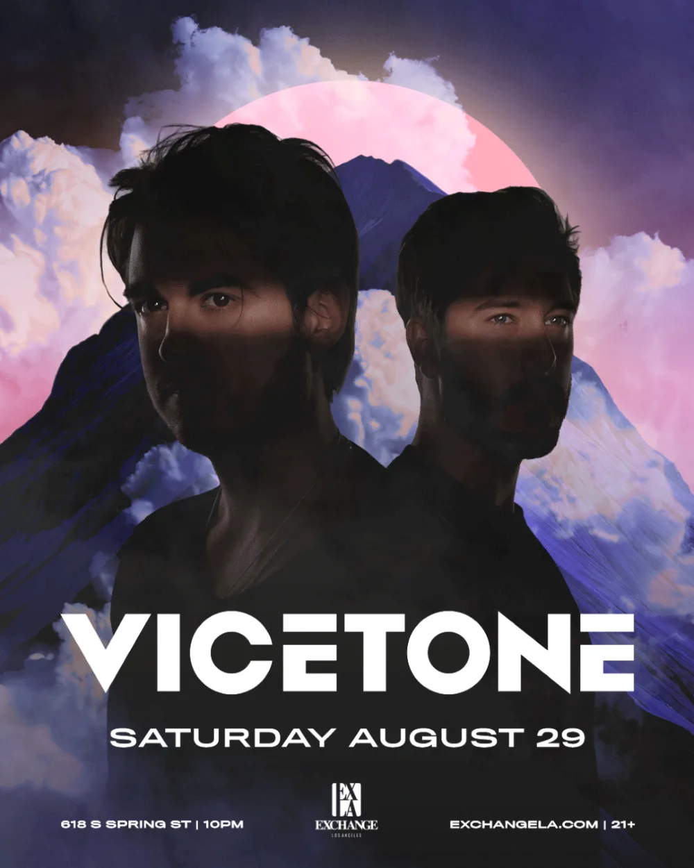 Vicetone — event flyer
