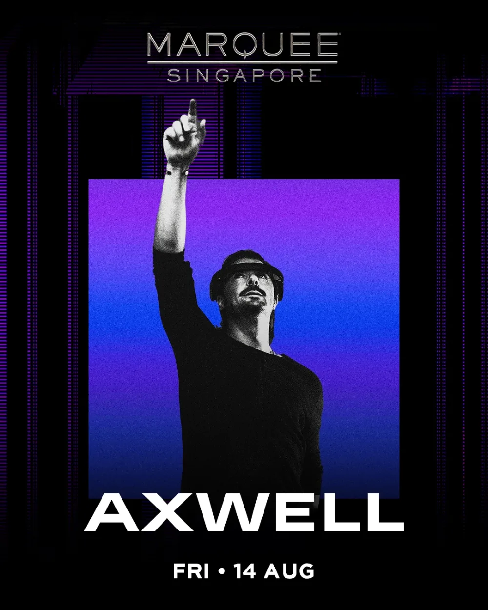 Axwell — event flyer