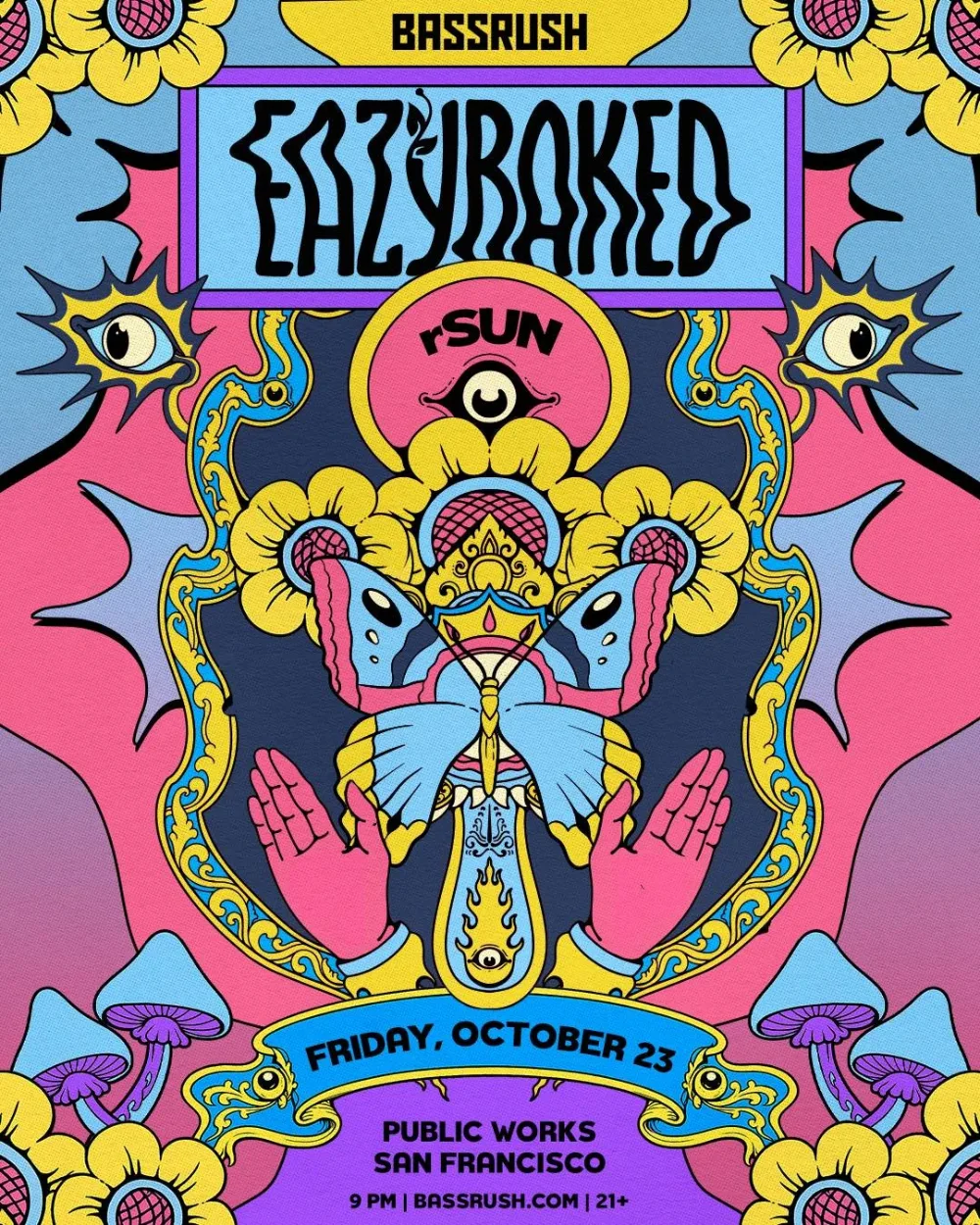 Presented by Public Works — event flyer