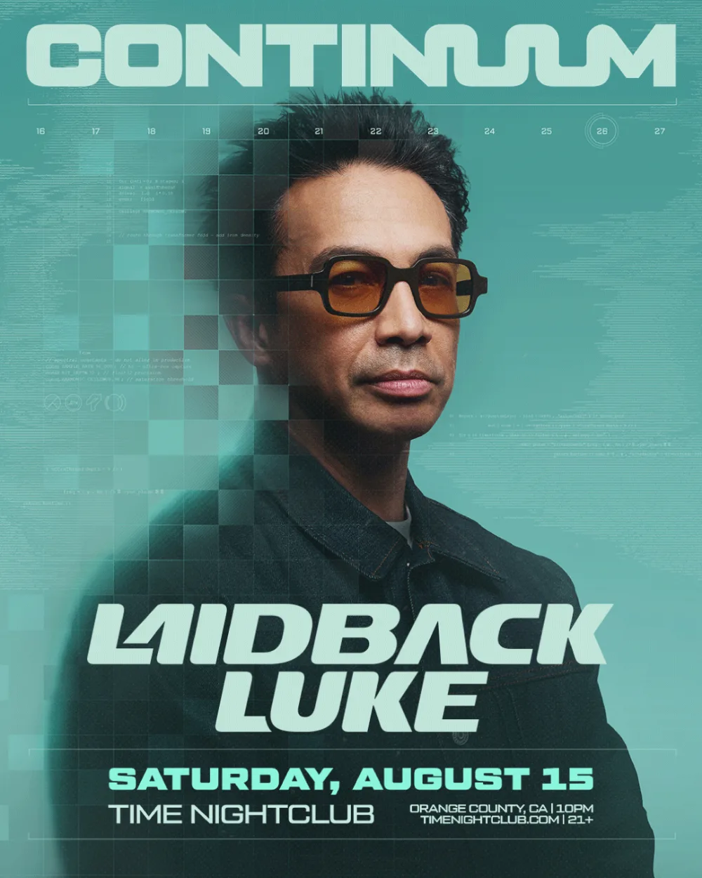Laidback Luke — event flyer