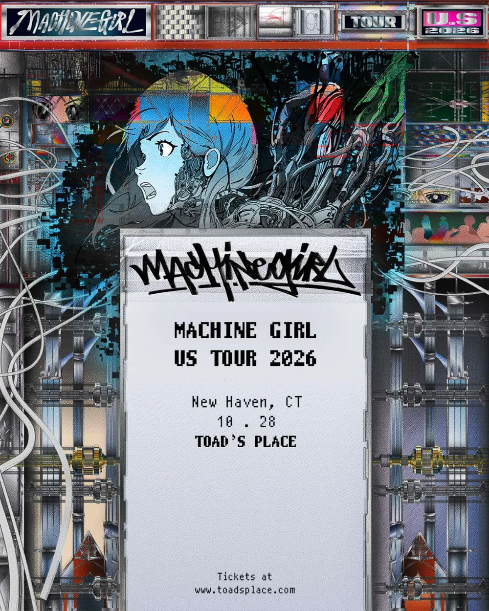 Machine Girl — event flyer