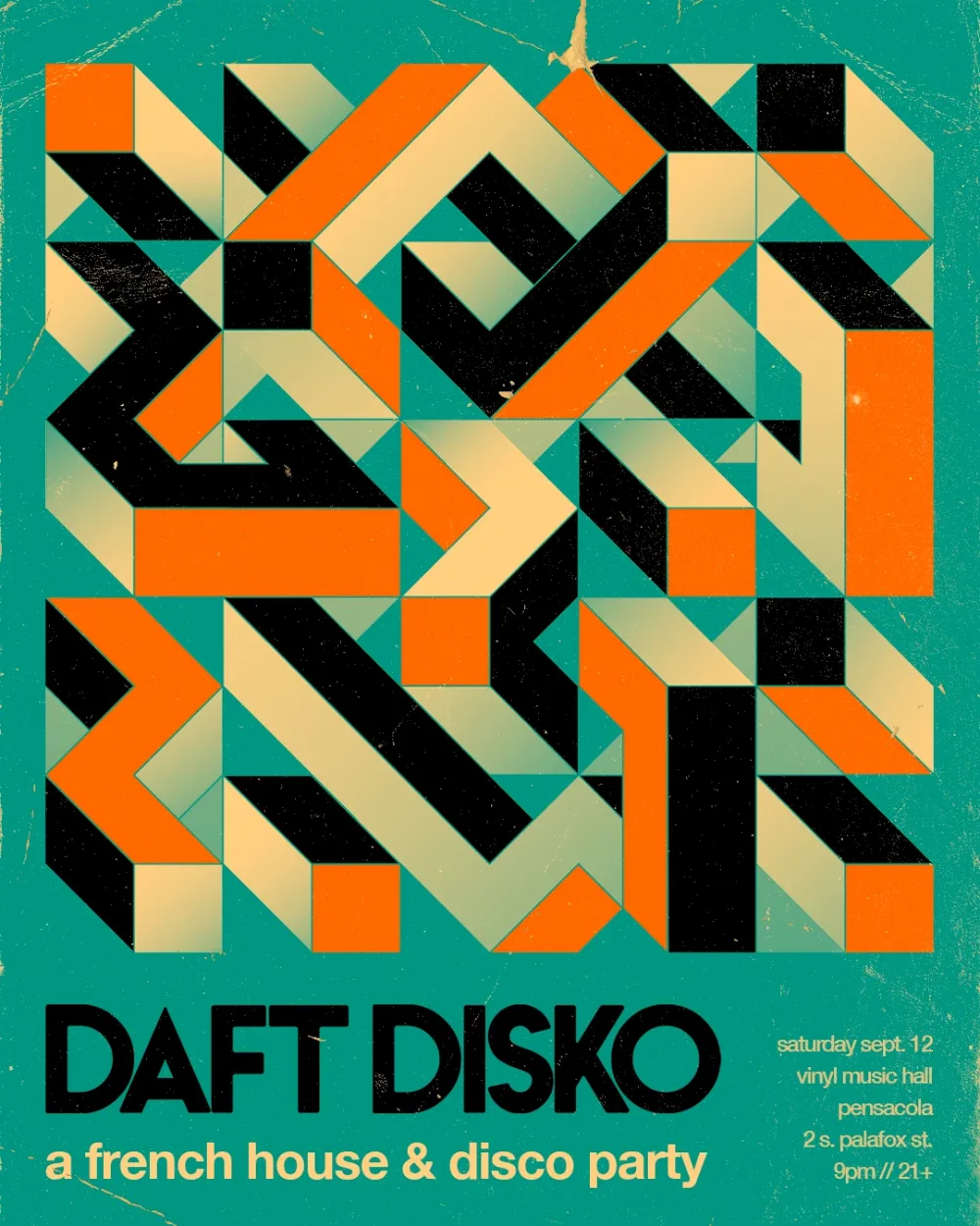 Daft Disko [A French House & Disco Party] — event flyer