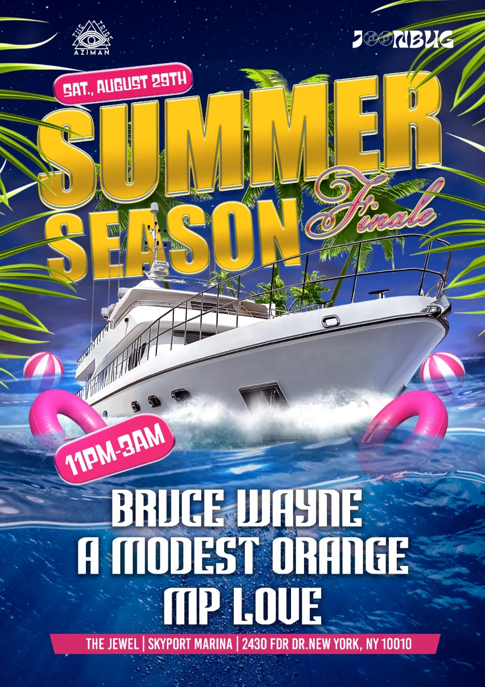 Last Cruise (Summer Finale Night Cruise) — event flyer