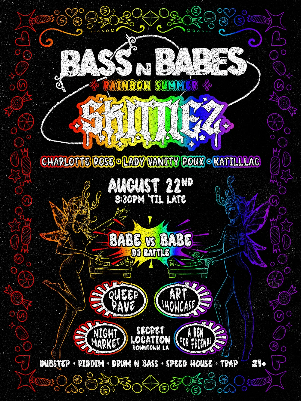 Rainbow Summer — event flyer