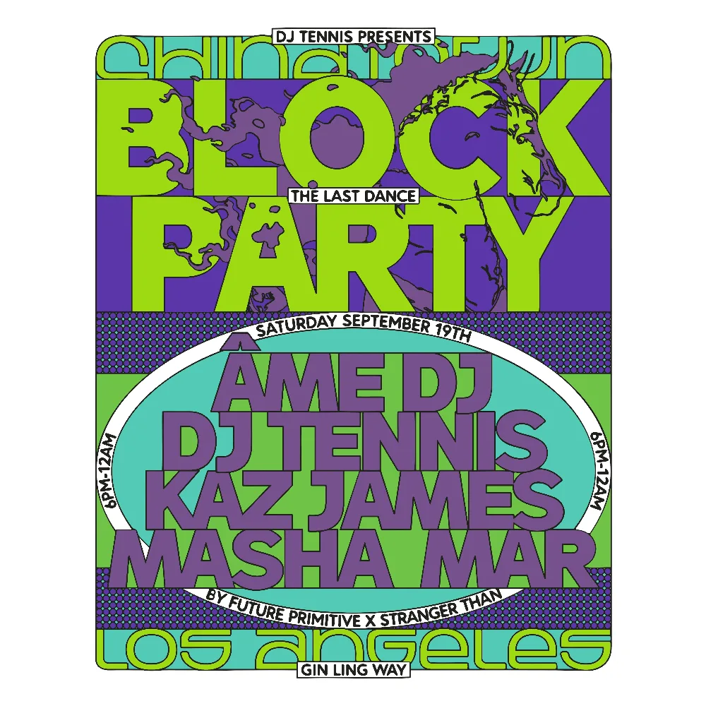 Chinatown Block Party — event flyer