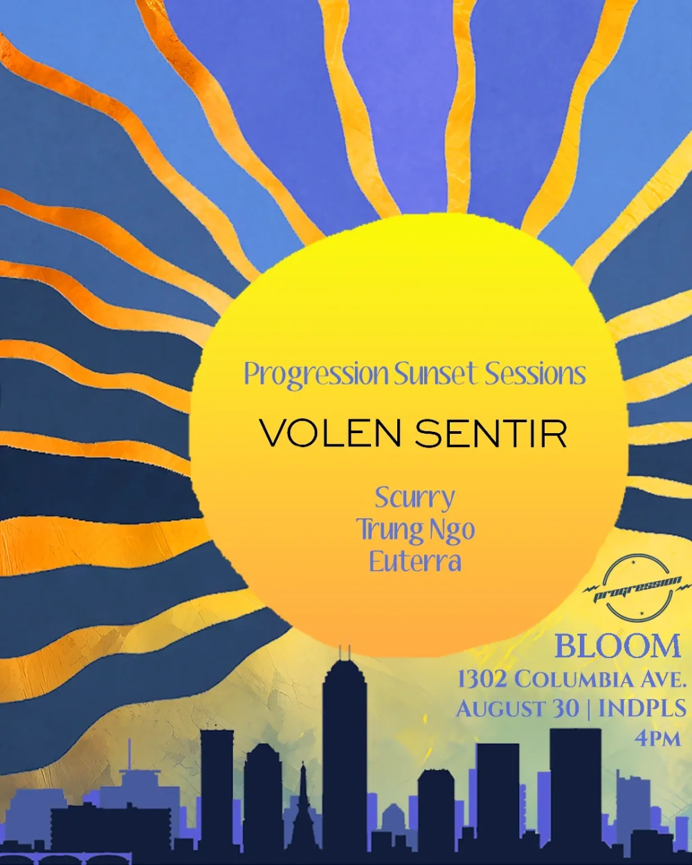 Sunset Sessions — event flyer