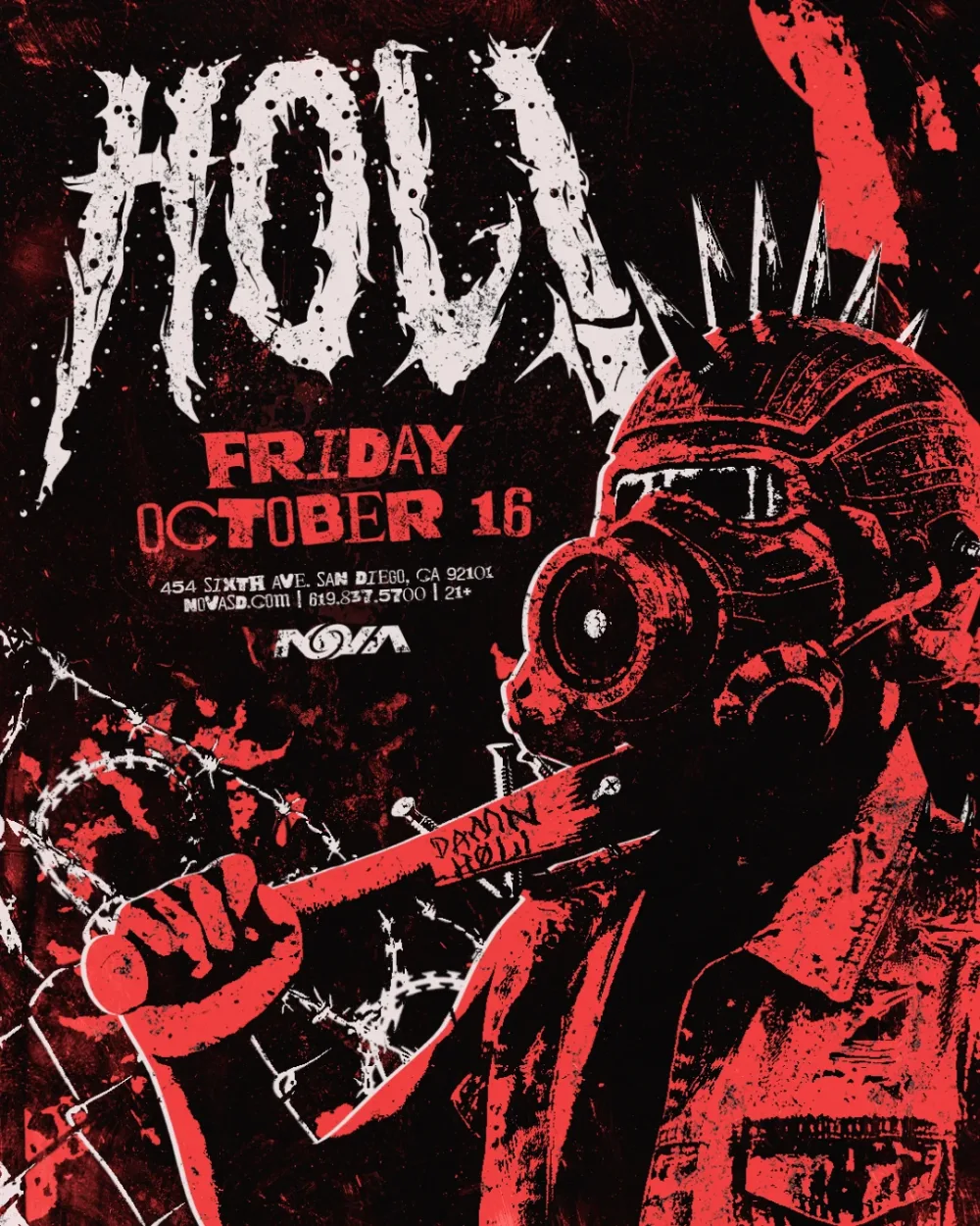 HOL! — event flyer