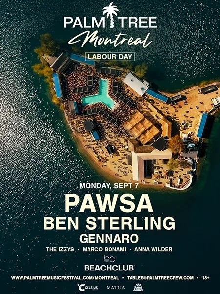 Pawsa, Ben Sterling — event flyer