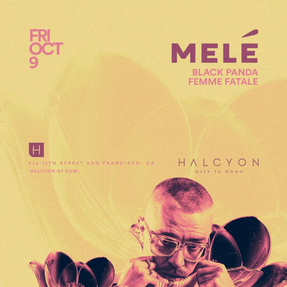Melé — event flyer