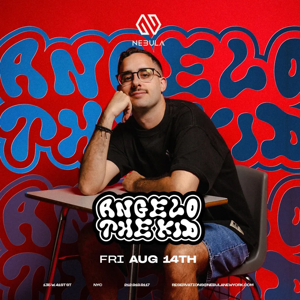 Angelo The Kid — event flyer