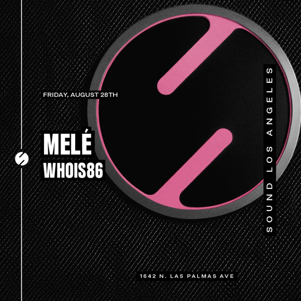 Melé — event flyer