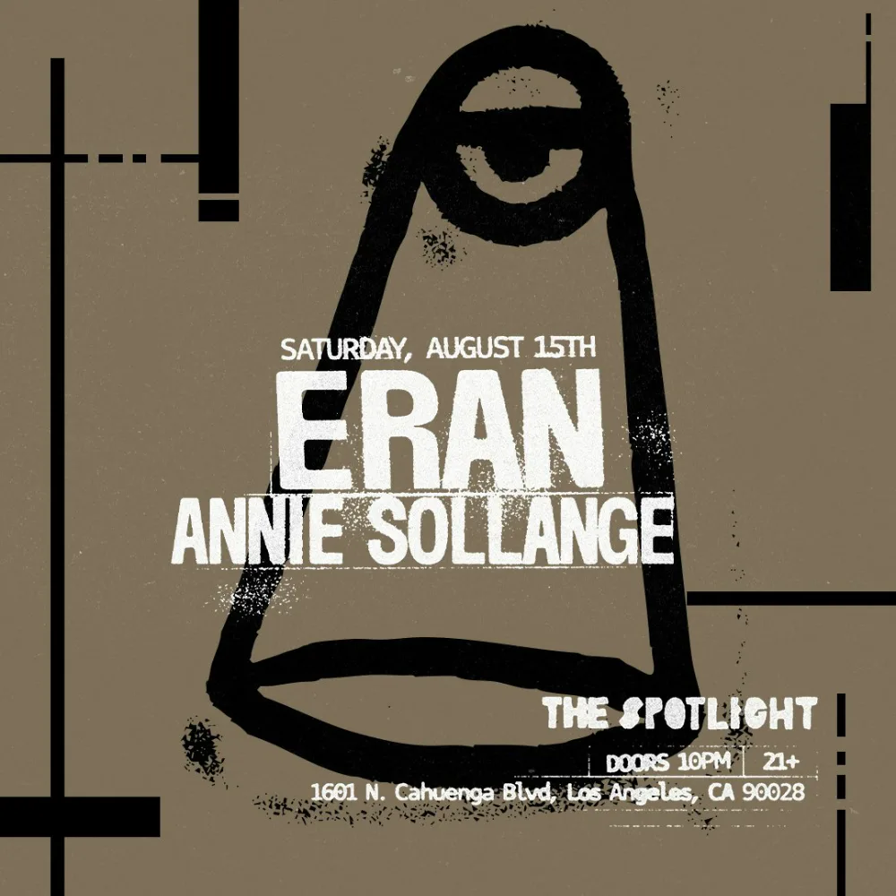 Eran Hersh, Annie Sollange — event flyer