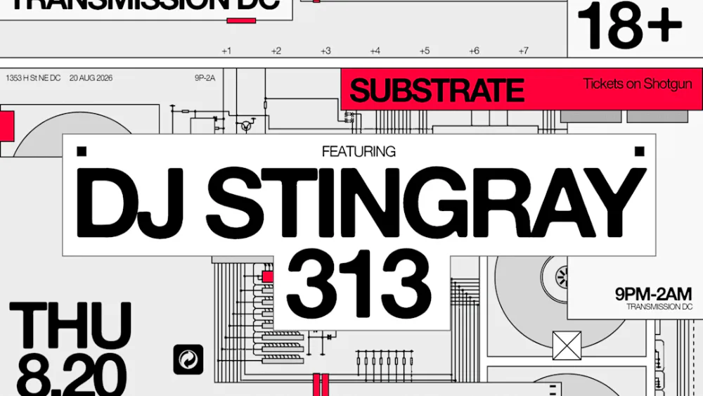 SUBSTRATE Pres. — event flyer