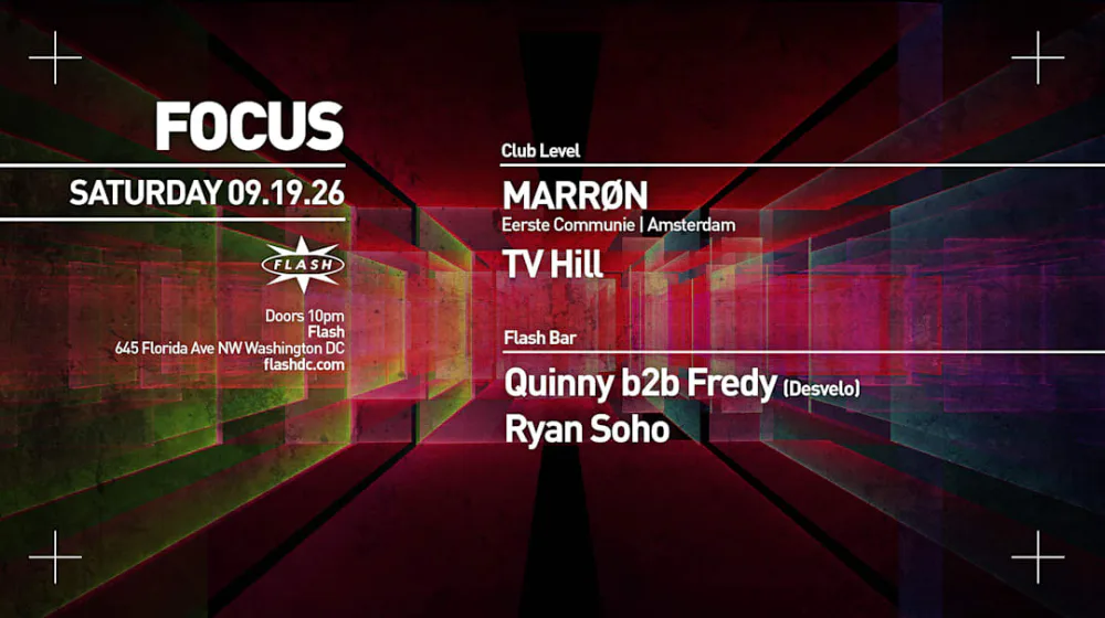 MARRØN, Ryan Soho — event flyer