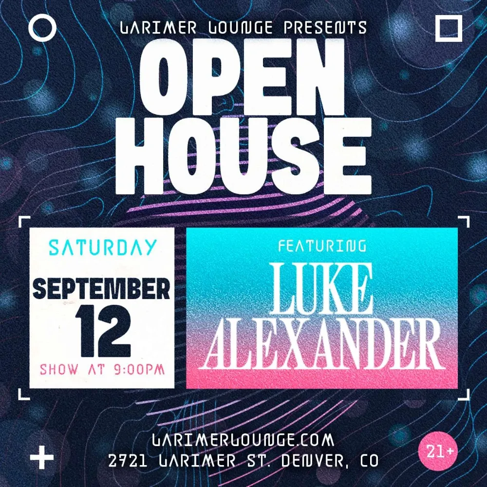 Open House Feat. — event flyer