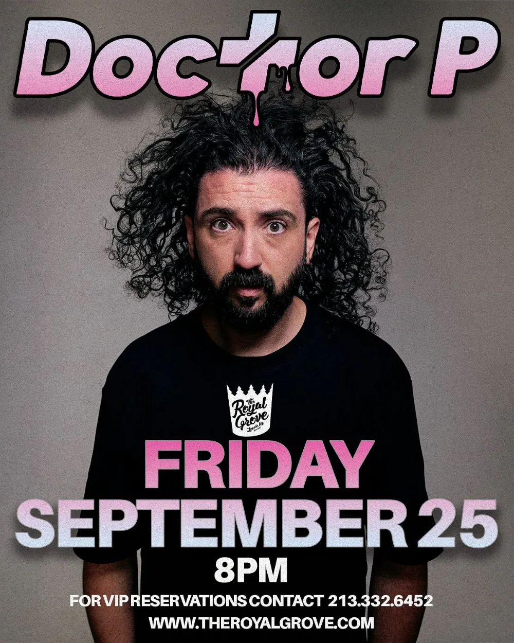 Doctor P — event flyer