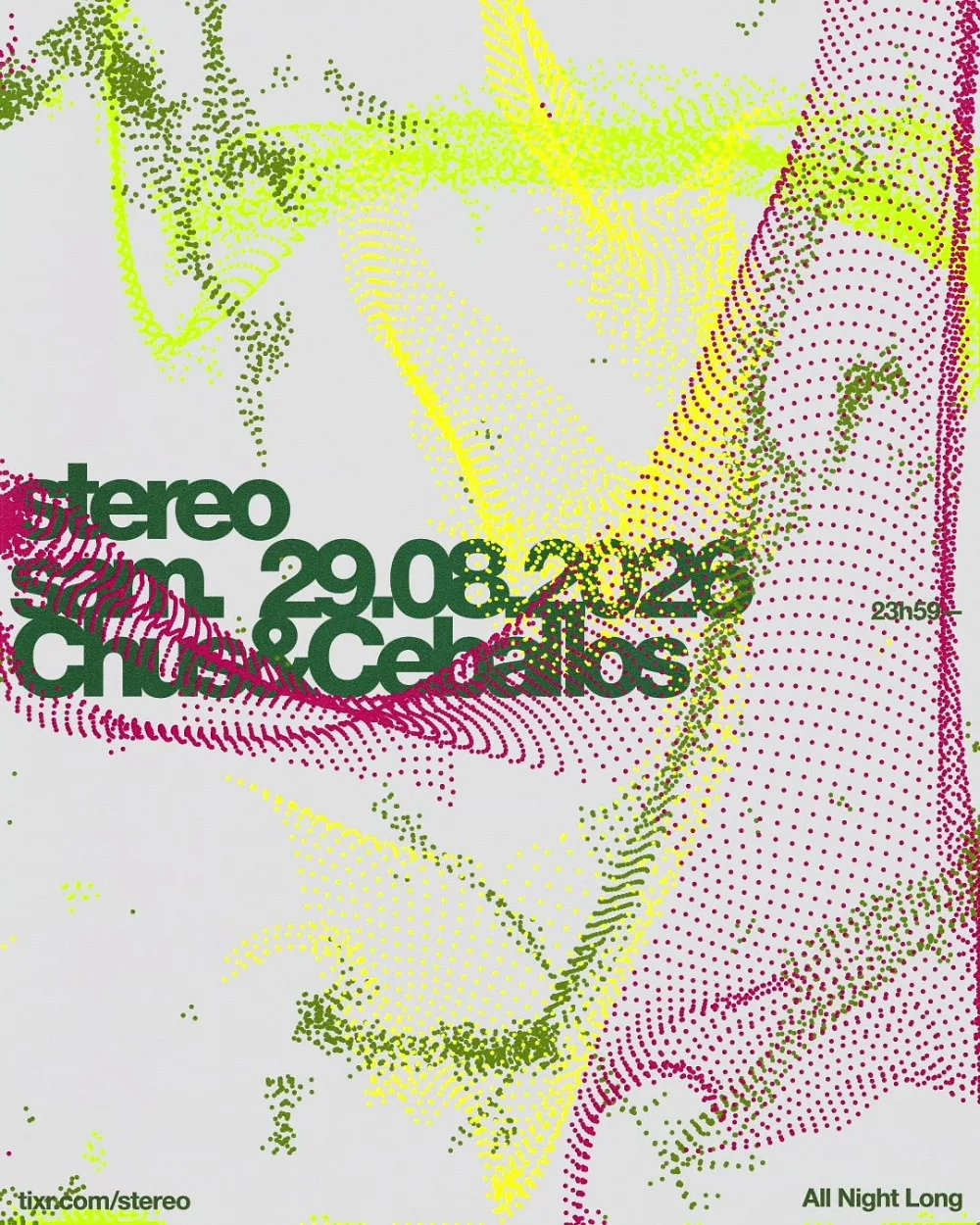 Chus & Ceballos — event flyer