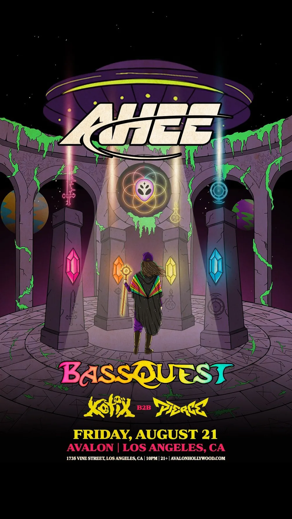 AHEE, XOTIX — event flyer