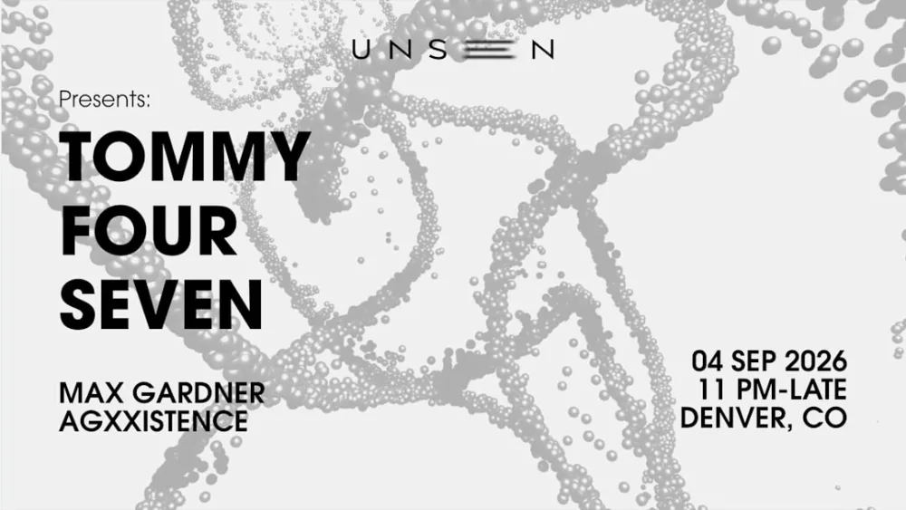 UNSEEN Presents — event flyer