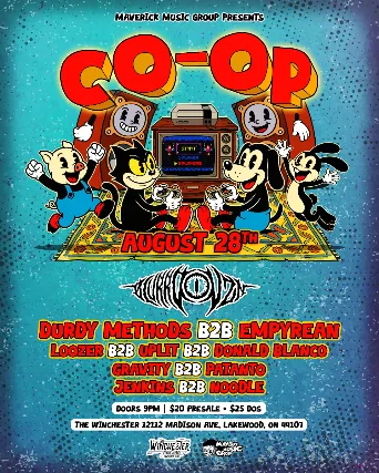blurrd vzn — event flyer