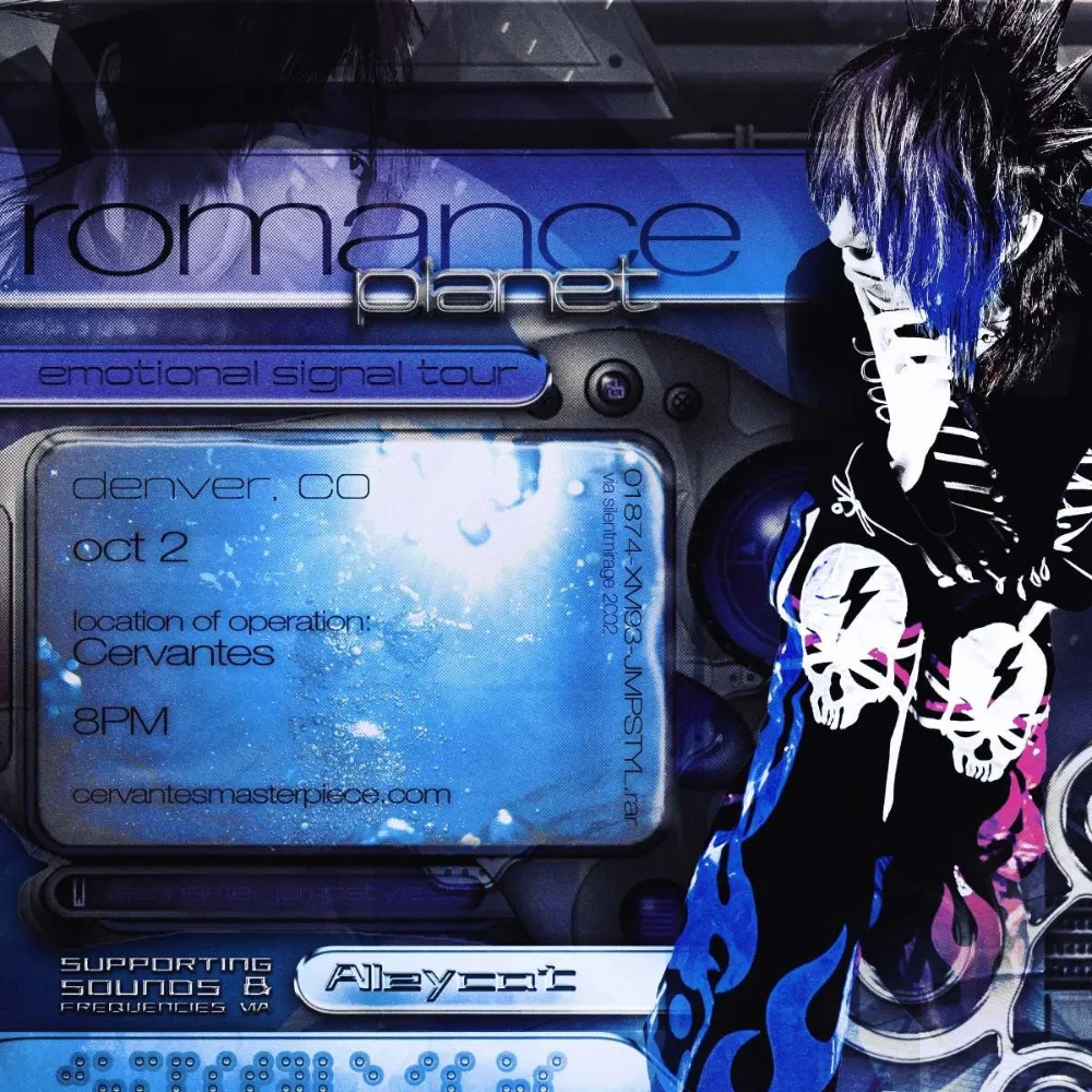 RomancePlanet, Alley Cat — event flyer