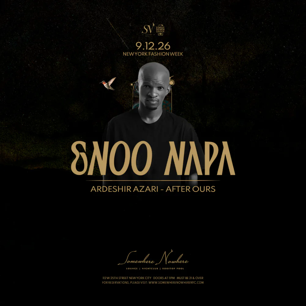 Enoo Napa — event flyer