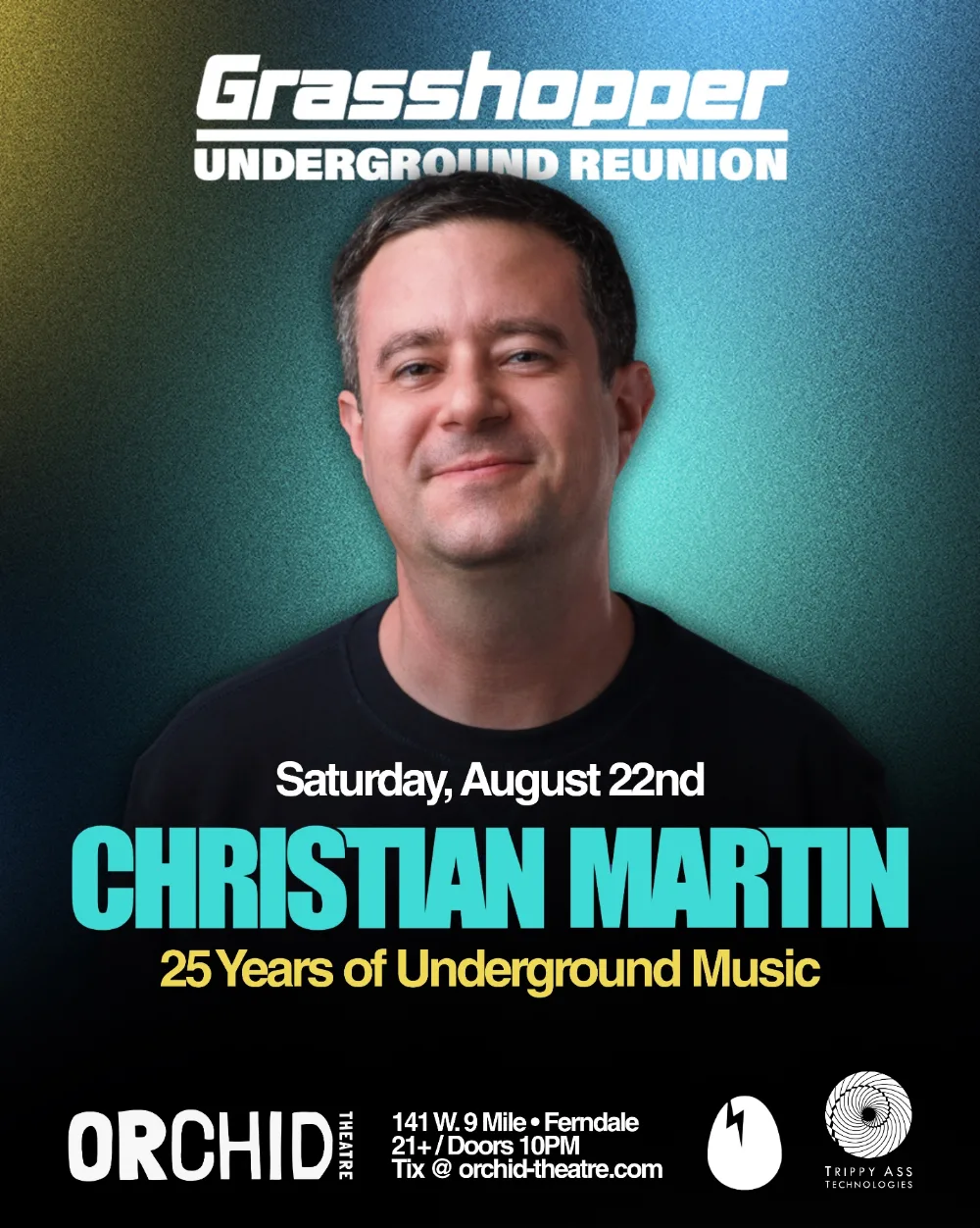 Grasshopper Underground Reunion — event flyer