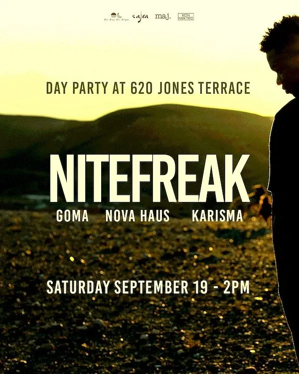 Nitefreak — event flyer
