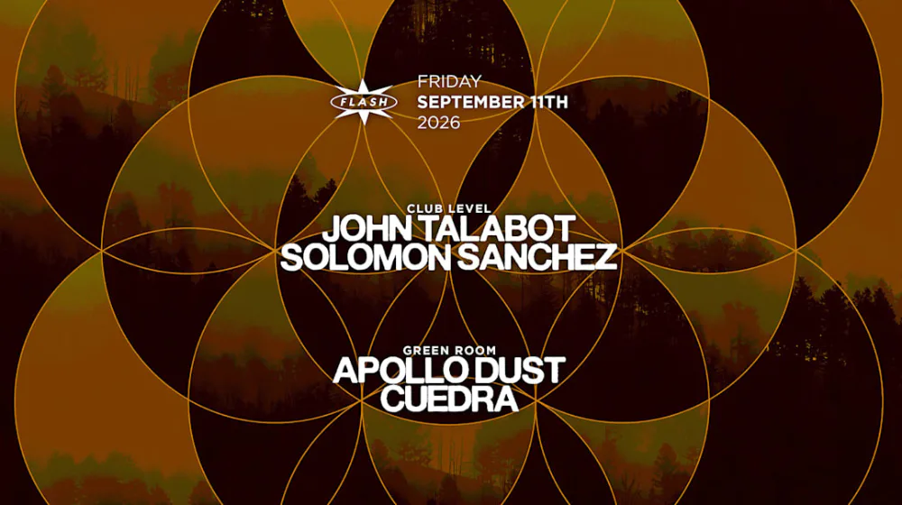 John Talabot, Bad Reputations — event flyer