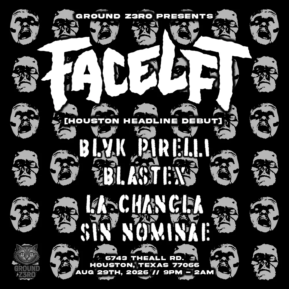 Facelft — event flyer